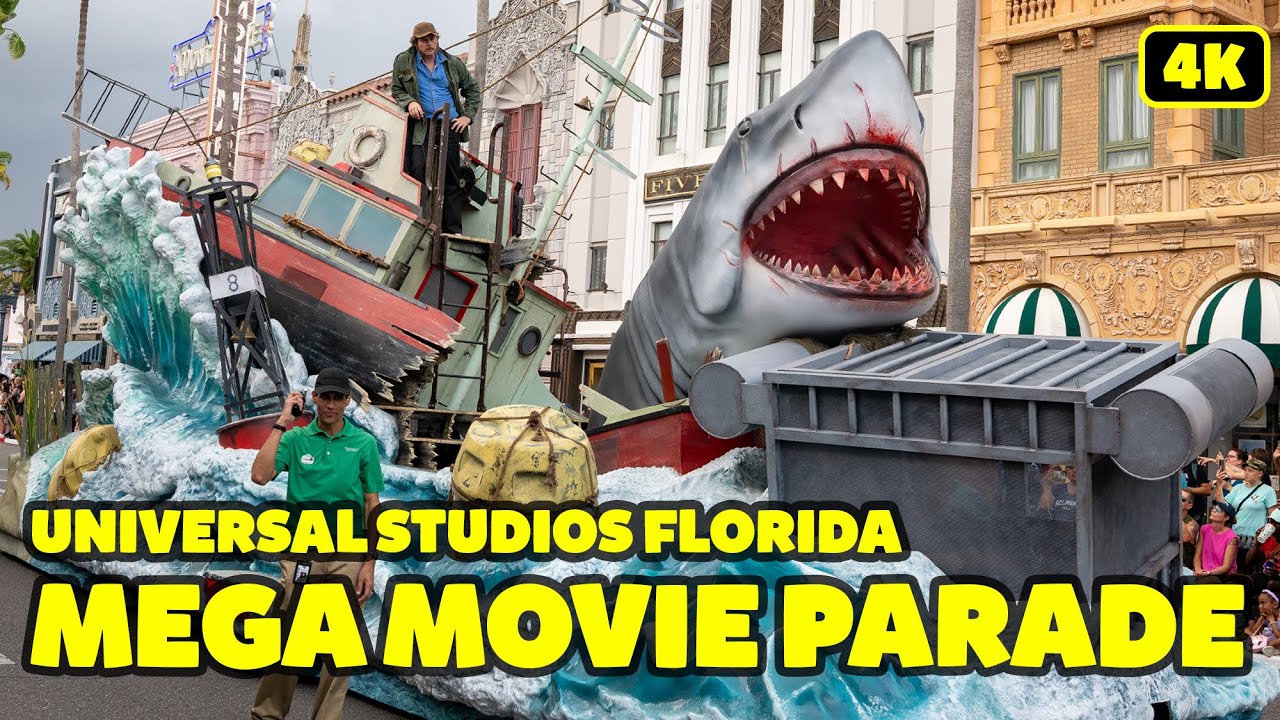 Mega Movie Parade at Universal Studios Florida - New for 2024! Full Parade in 4K