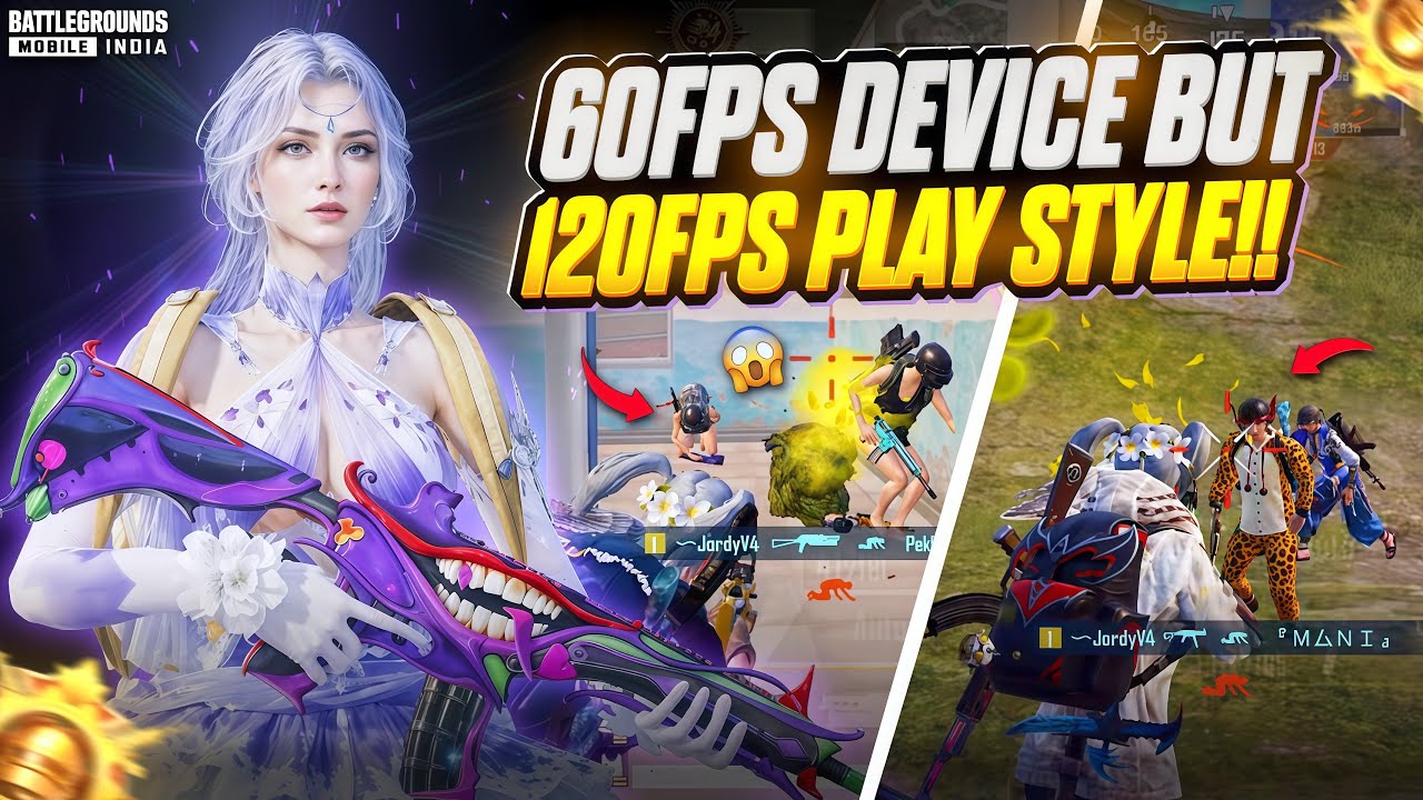 i Have 60FPS Device But 120FPS Play Style! 💀 | Fastest 1v4 Clutches In Ultimate Royale ⚜️ | BGMI