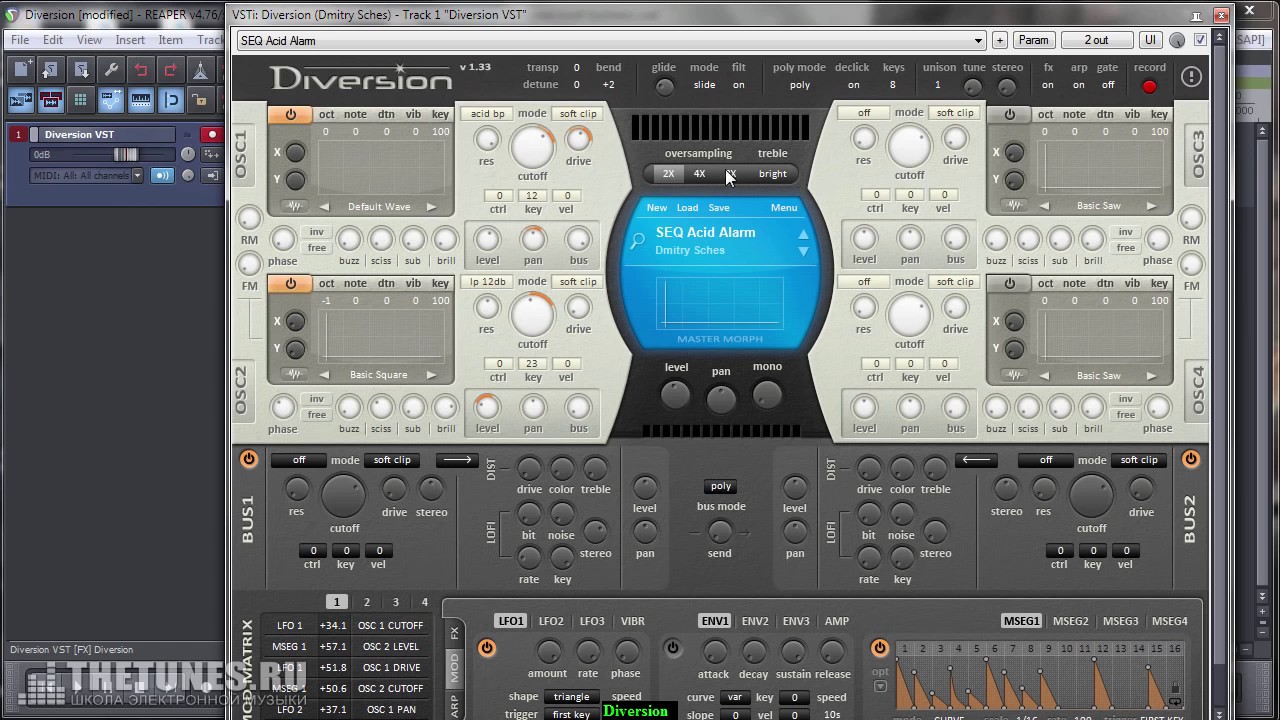 Обзор VST плагина Diversion