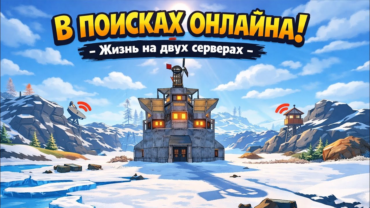 В ПОИСКАХ ОНЛАЙНА! Жизнь на двух серверах в РАСТ RUST