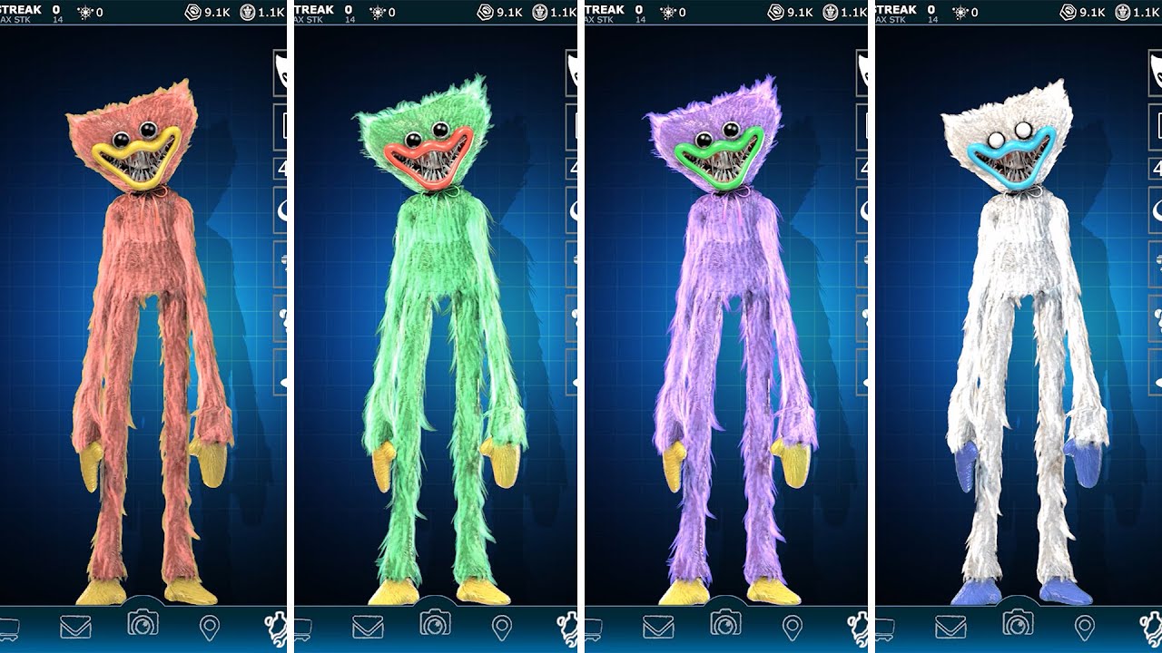 FNAF Poppy Playtime Huggy Wuggy Characters Workshop Animations