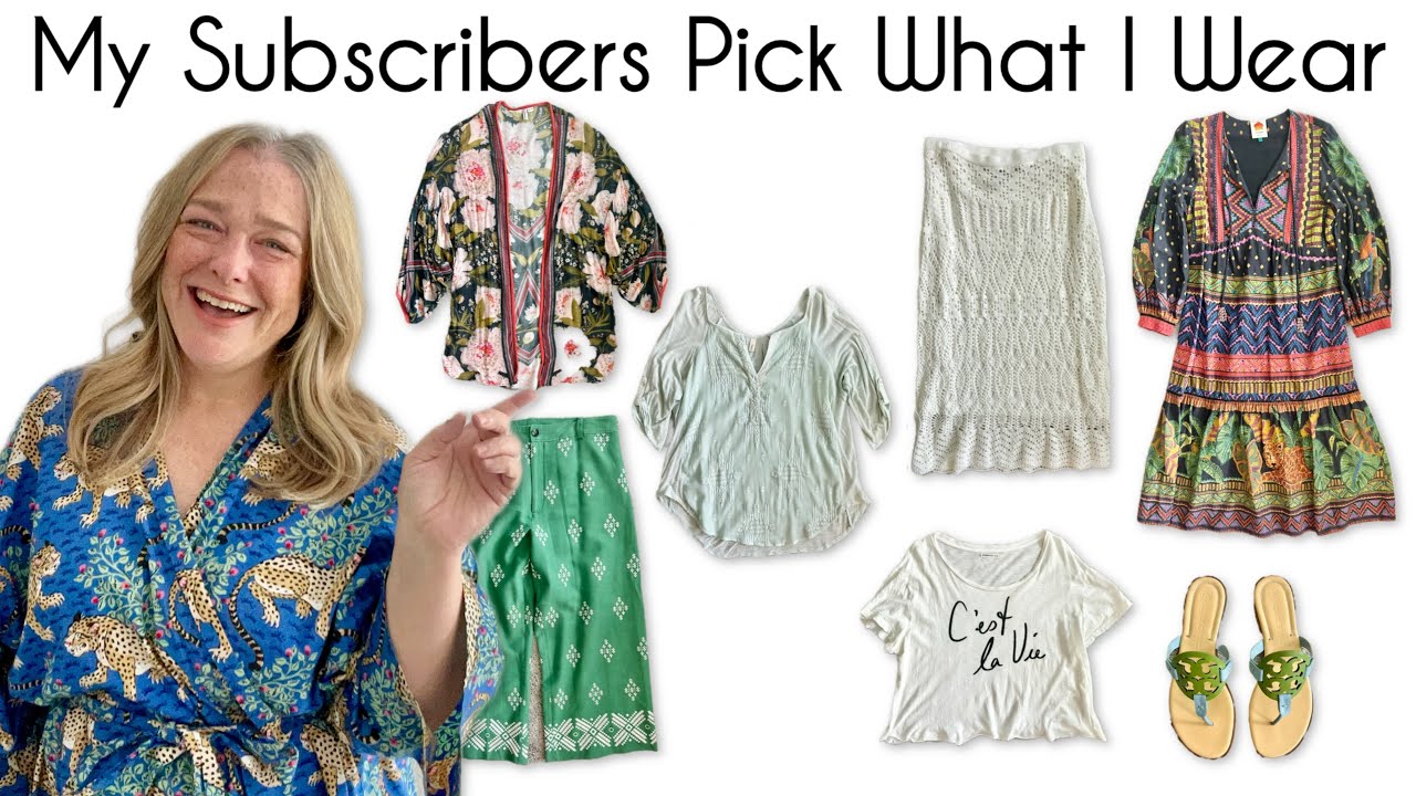 My Subscribers Pick What I Wear From My Thrifted & Secondhand Collection