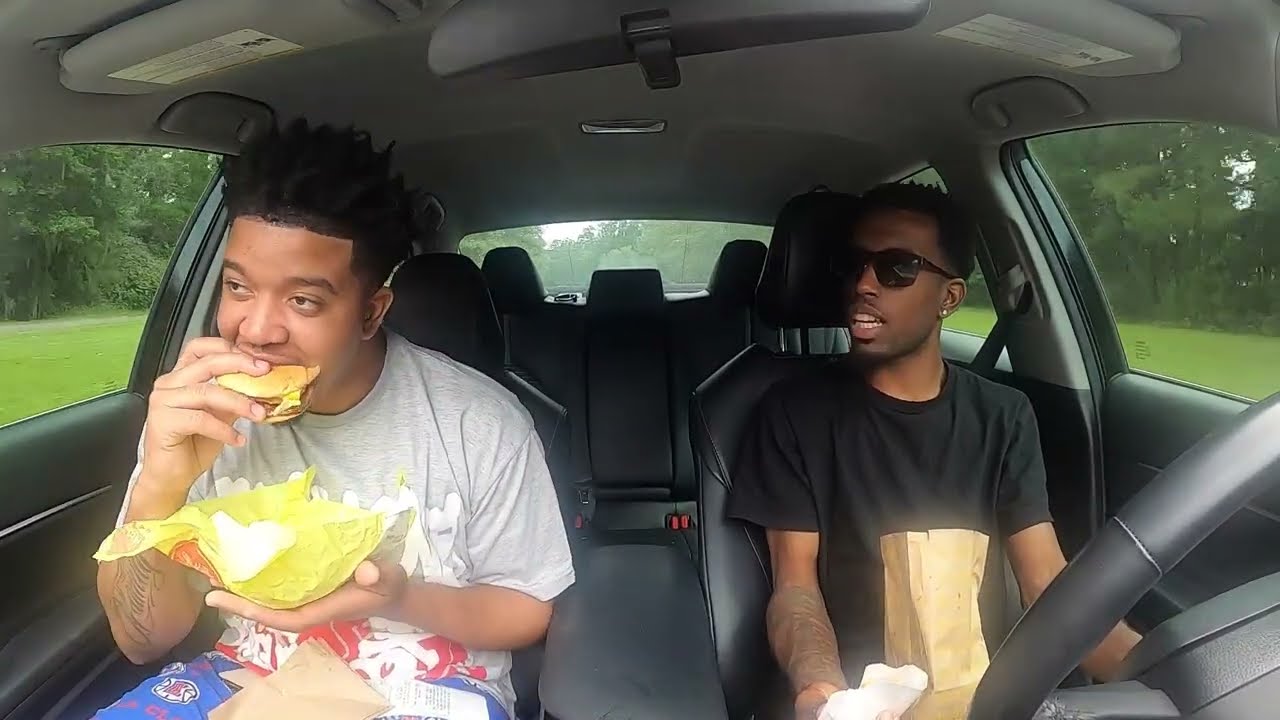 BUYING MY BROTHER FOOD THEN EATING IT TO SEE HOW HE REACT!!