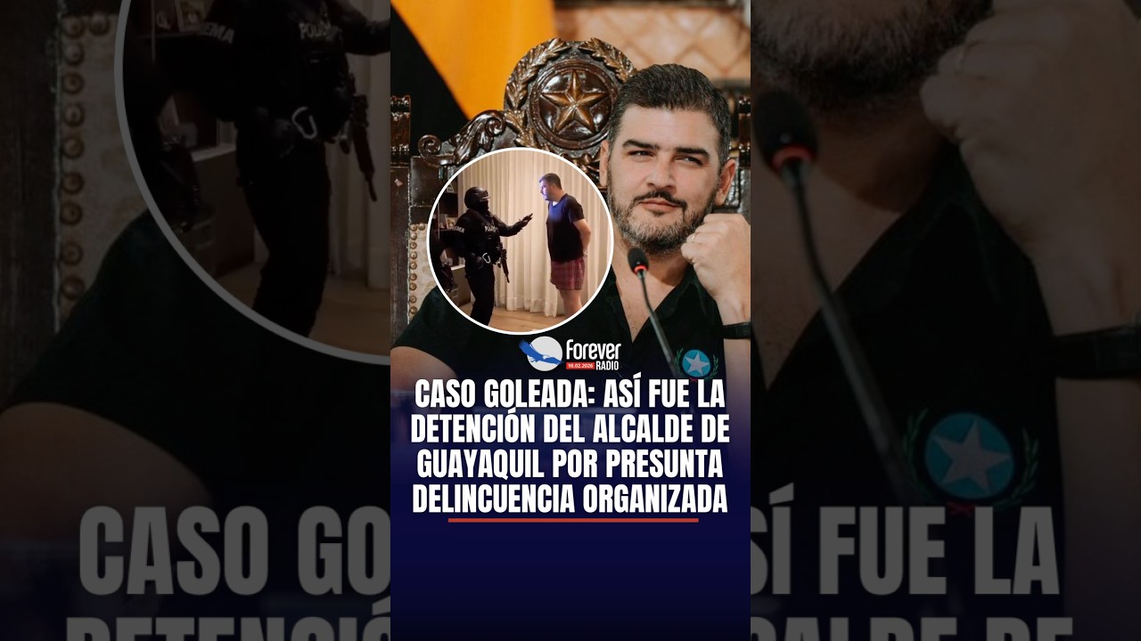 La detenci&oacute;n del alcalde Aquiles Alvarez, por el caso Goleada qued&oacute; registrada en video