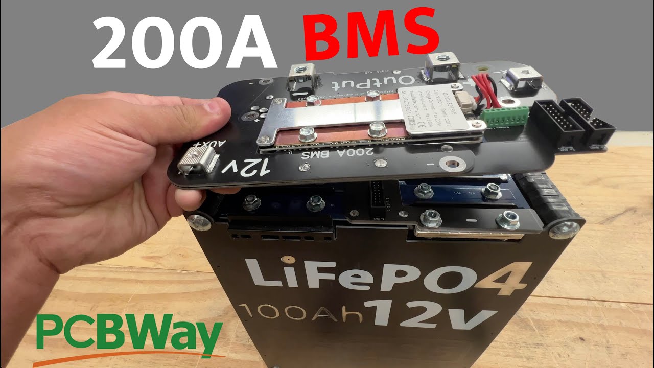 200A BMS for 12v A123 LiFePO4 batteris  at JAG35