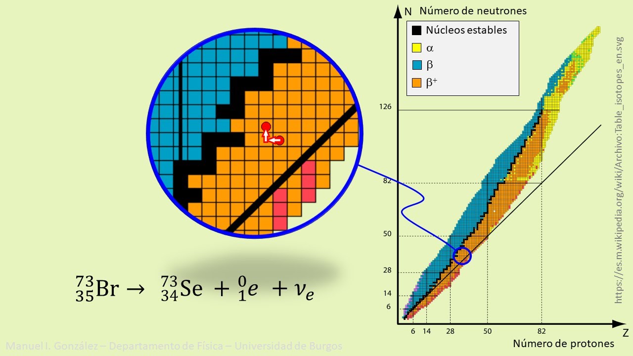 Desintegración nuclear. Procesos alfa, beta y gamma - F. Apl. Salud S3