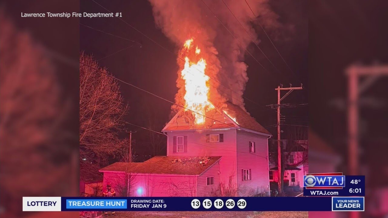 Police in Clearfield rescue family from house fire, crews battle blaze | WTAJ