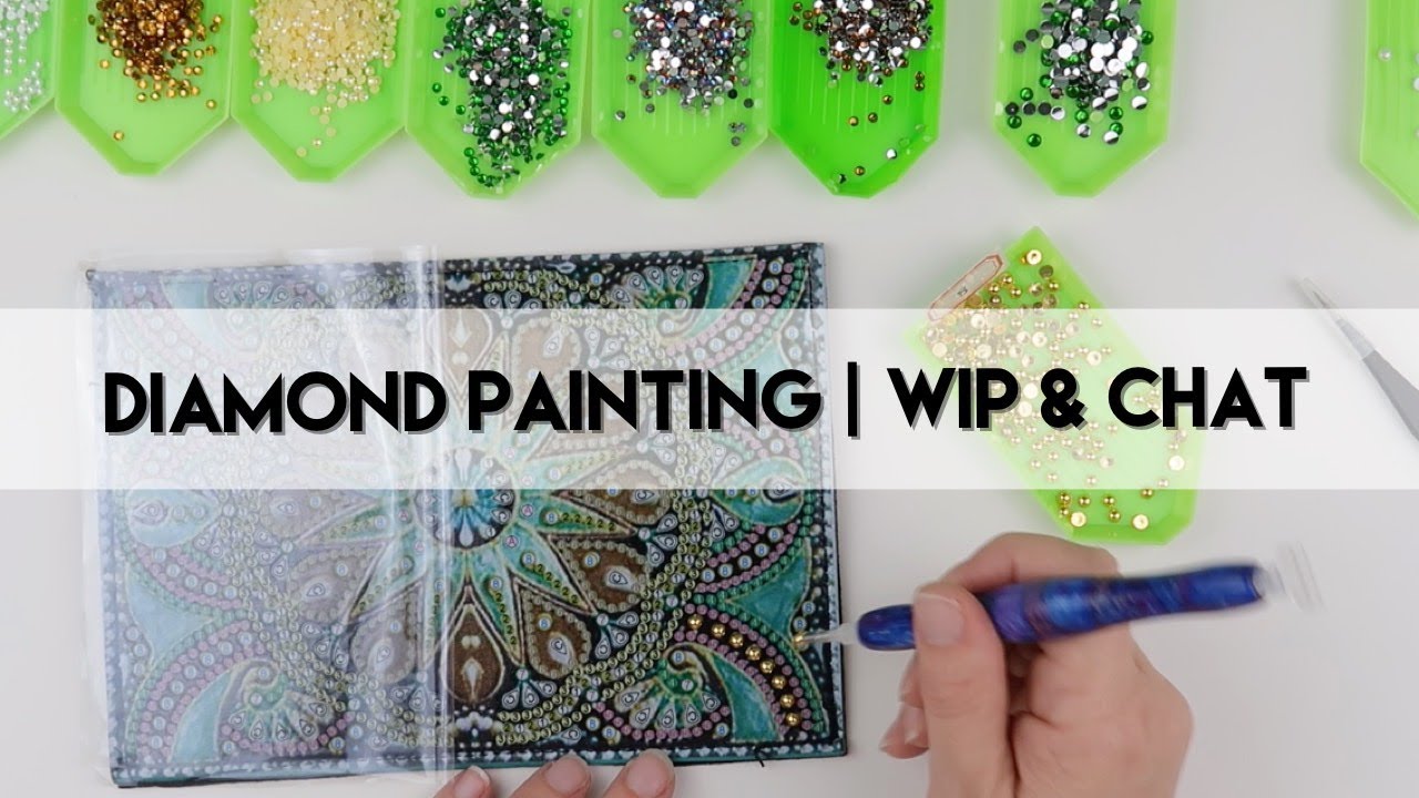 Diamond Painting - WIP & Waffle | Passport Holder