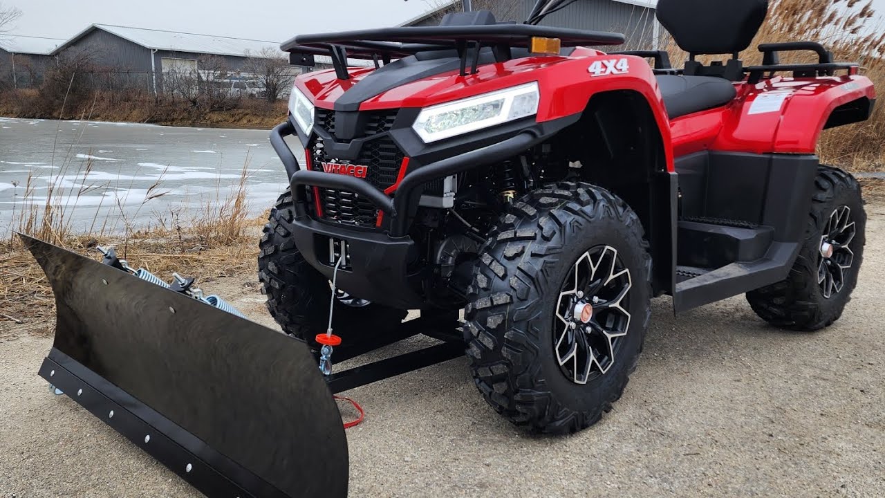 450L Maximus 400cc Quad Atv With Snow Plow From SaferWholesale
