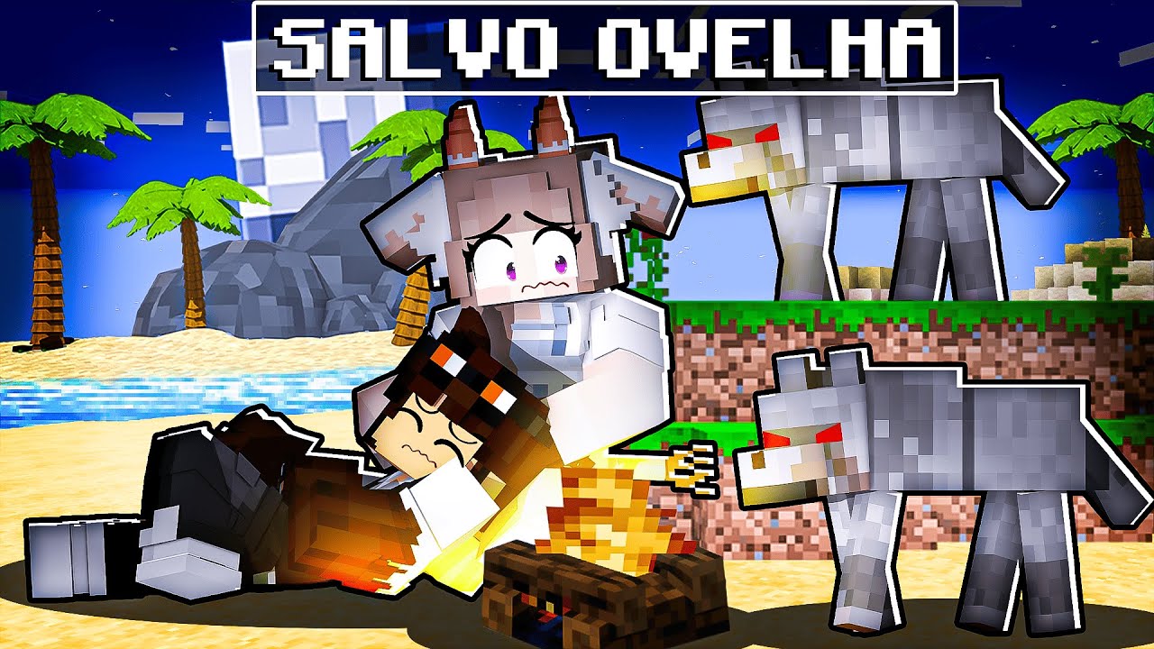 LOBO ALFA foi SALVO pela OVELHA no Minecraft!