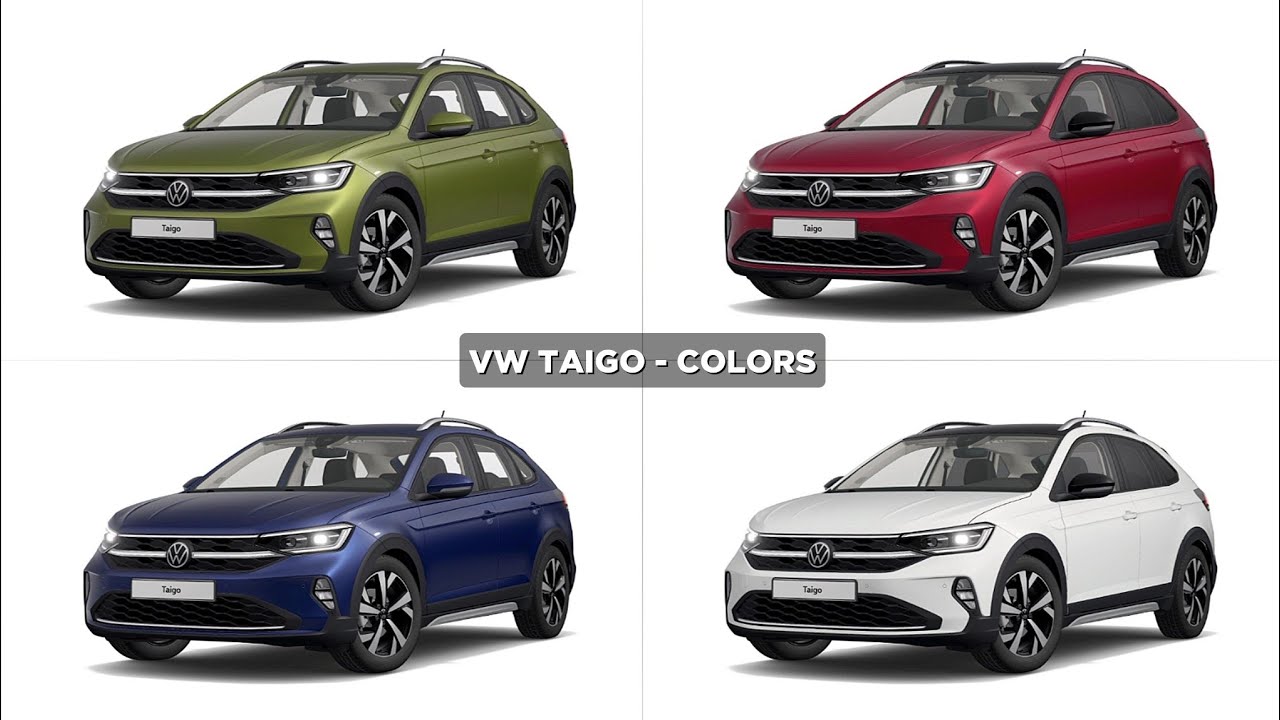 VW TAIGO COLORS - Detailed Comparison