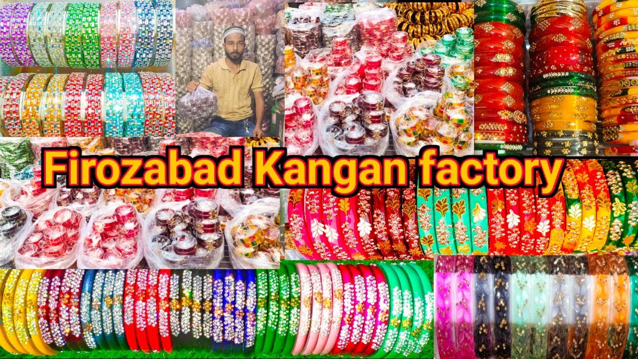 Jazeb Kangan Store | Firozabad  bangles Wholsele market 🔥2024 kangan factory Firozabad