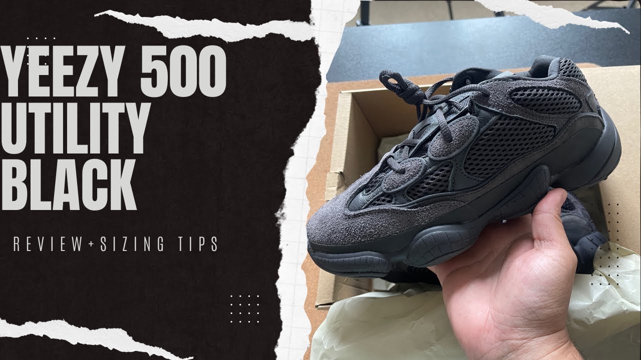 YEEZY 500 UTILITY BLACK / SIZING & QUALITY DETAILS