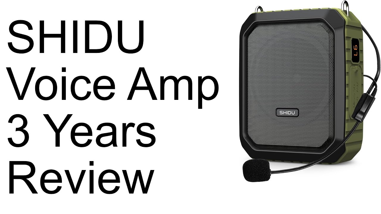 SHIDU Voice Amplifier 18W Review After 3 Years Bluetooth Speaker Amp