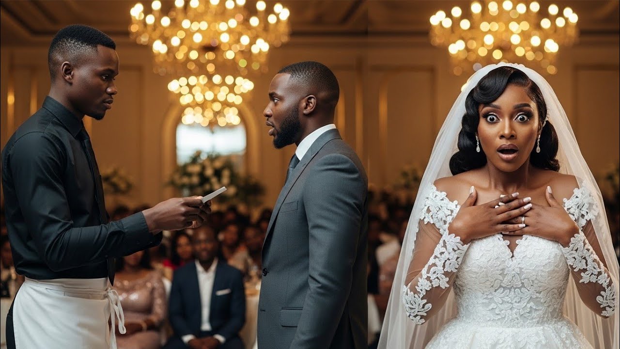 Billionaire Stopped The Wedding When The Waiter Handed Him a DNA Test, His Bride Froze