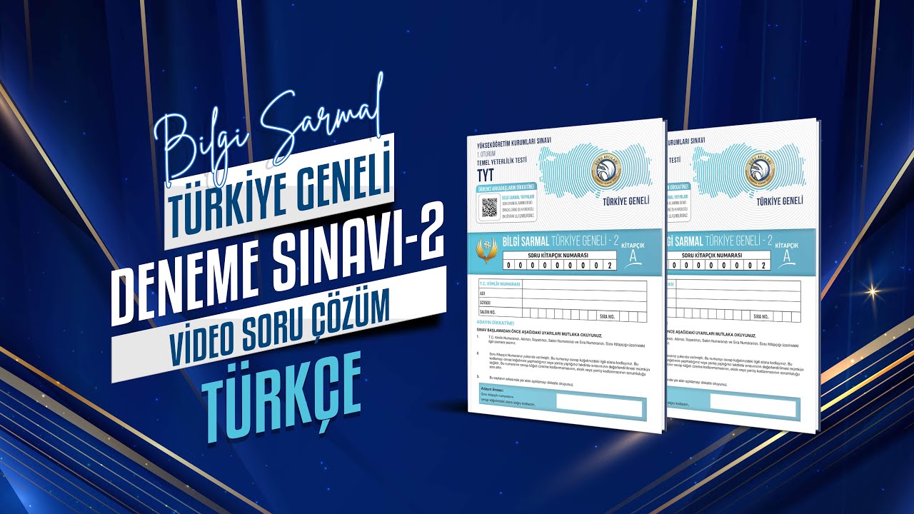 Bilgi Sarmal | Türkiye Geneli 2. Deneme Sınavı TYT Türkçe Soru Çözümleri