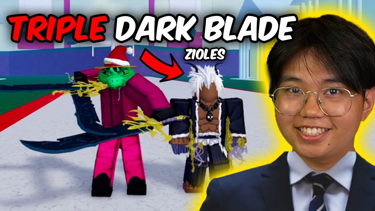 Blox Fruits - TRIPLE DARK BLADE BINIGYAN AKO NI ADMIN ZIOLES