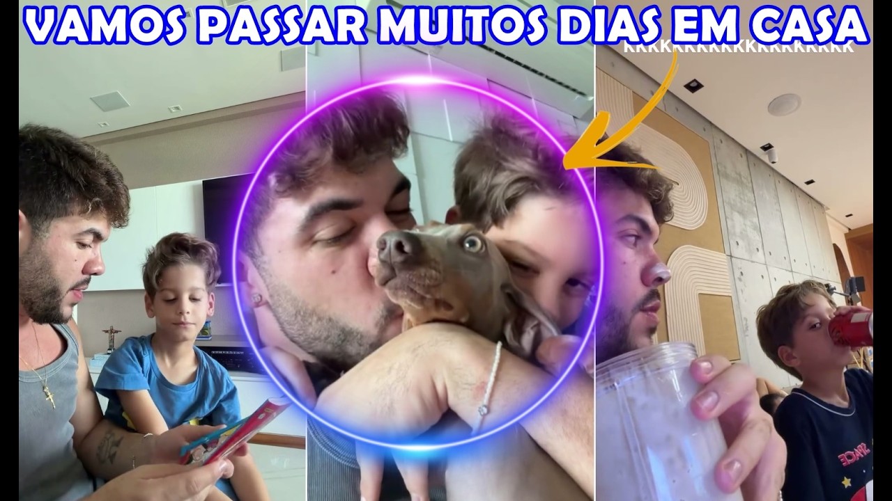 Alvaro Xaro finalmente em casa para ficar muitos dias | Stories do Alvaro
