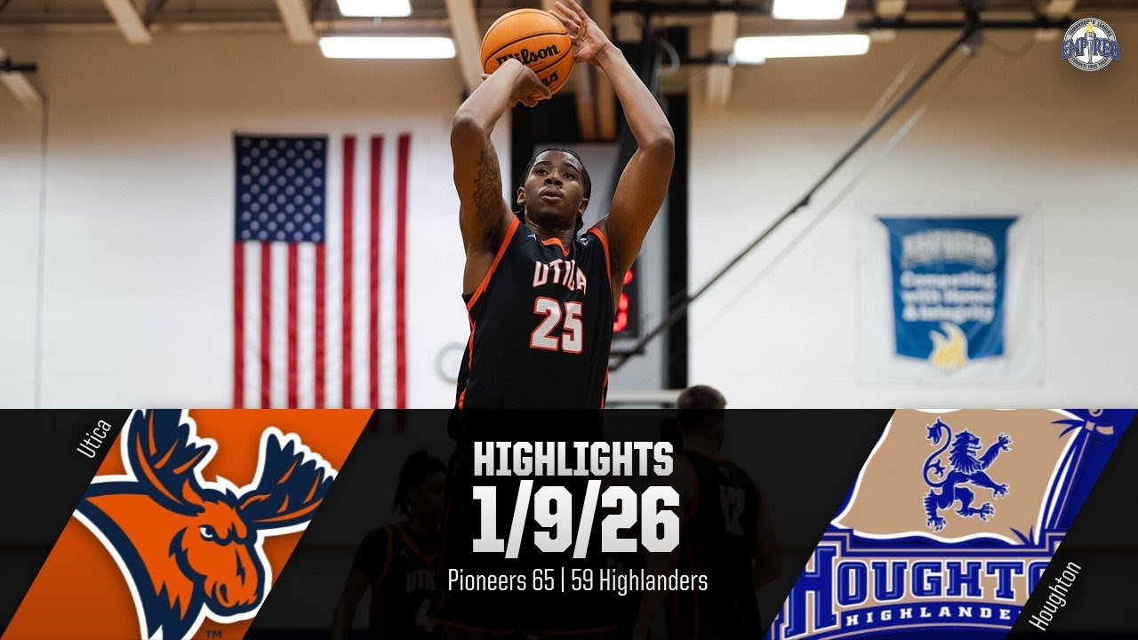 Utica at Houghton | Men's Basketball Highlights - 1/9/26