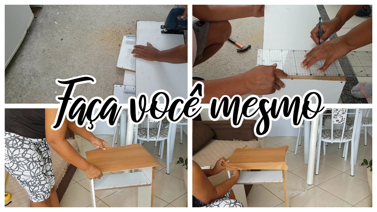 FIZEMOS UMA MESINHA DE CABECEIRA I FICOU INCRÍVEL