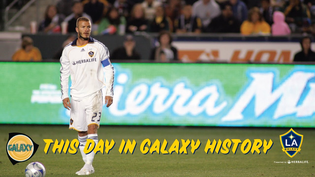 David Beckham scores the all-time longest distance goal in MLS | May 24th, 2008