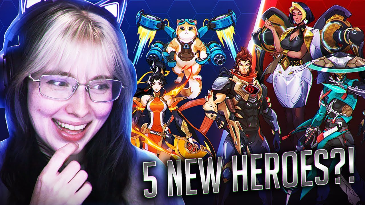 PLAYING THE 5 NEW OVERWATCH HEROES!!
