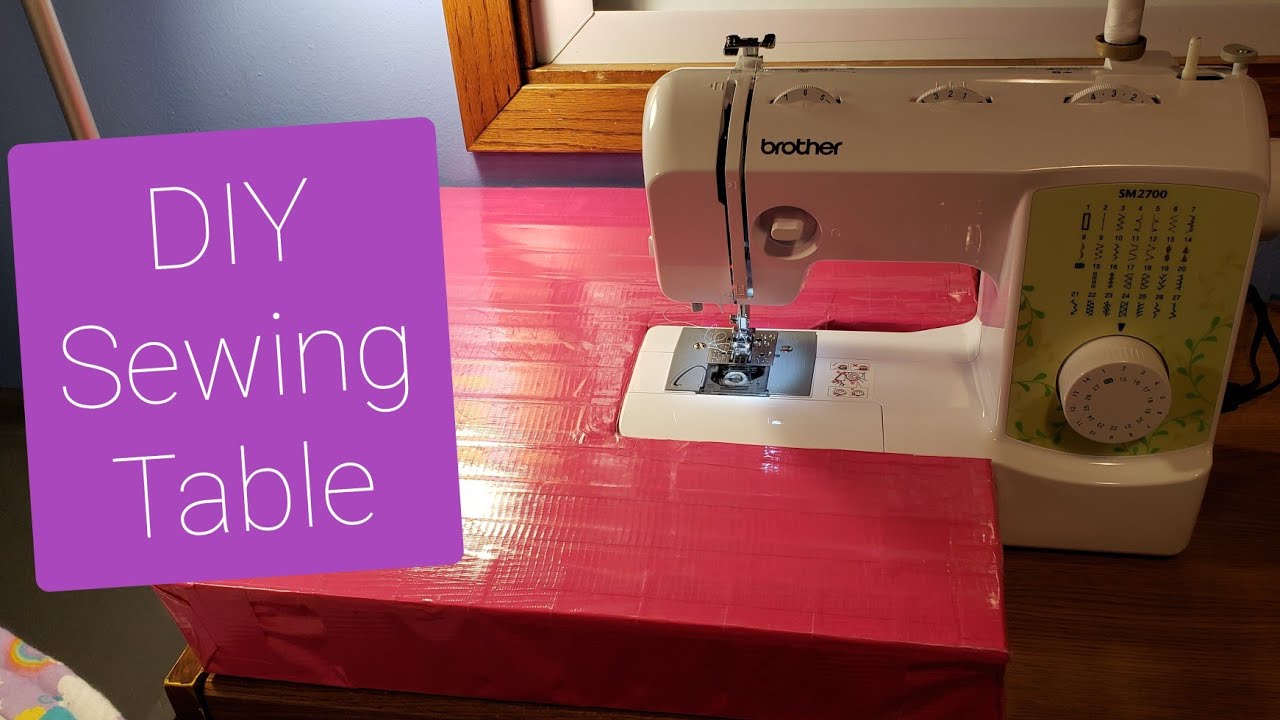 DIY sewing table (less than $5)