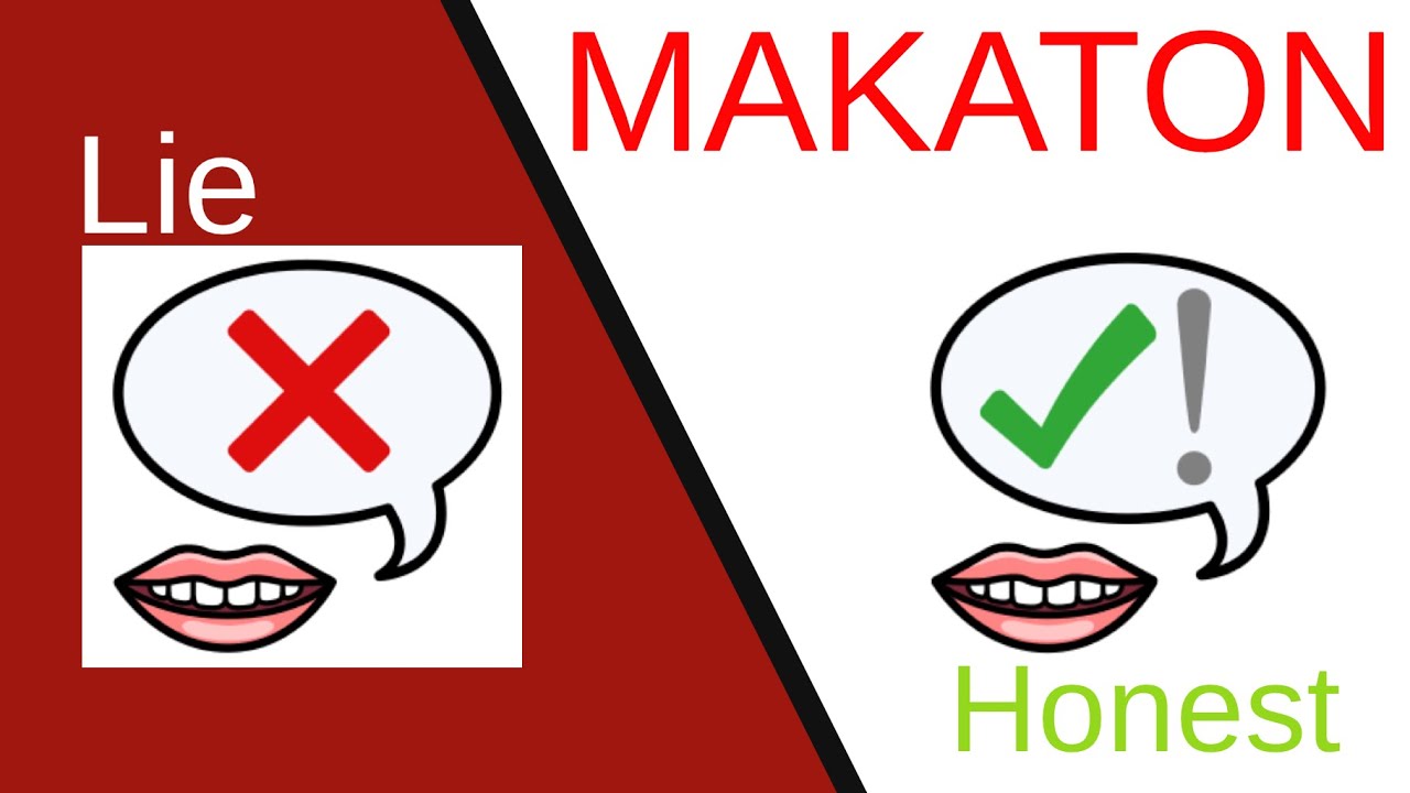 UK Makaton Signs for [Lie/Fib] and [Honest]