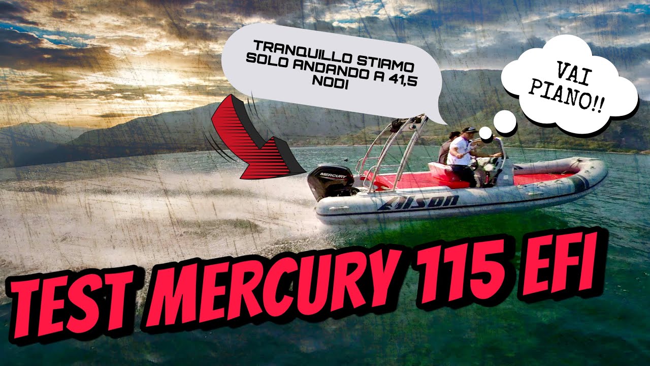 MERCURY 115 EFI COMMAND TRUST TEST IN ACQUA