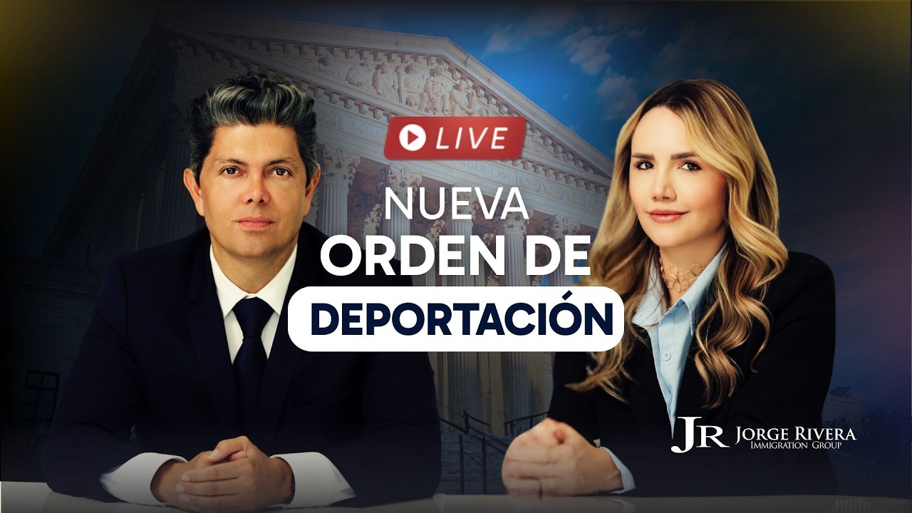 ¿Te pueden DEPORTAR a un tercer país? Nuevas reglas explicadas por el Abogado Jorge Rivera |LIVE 1PM