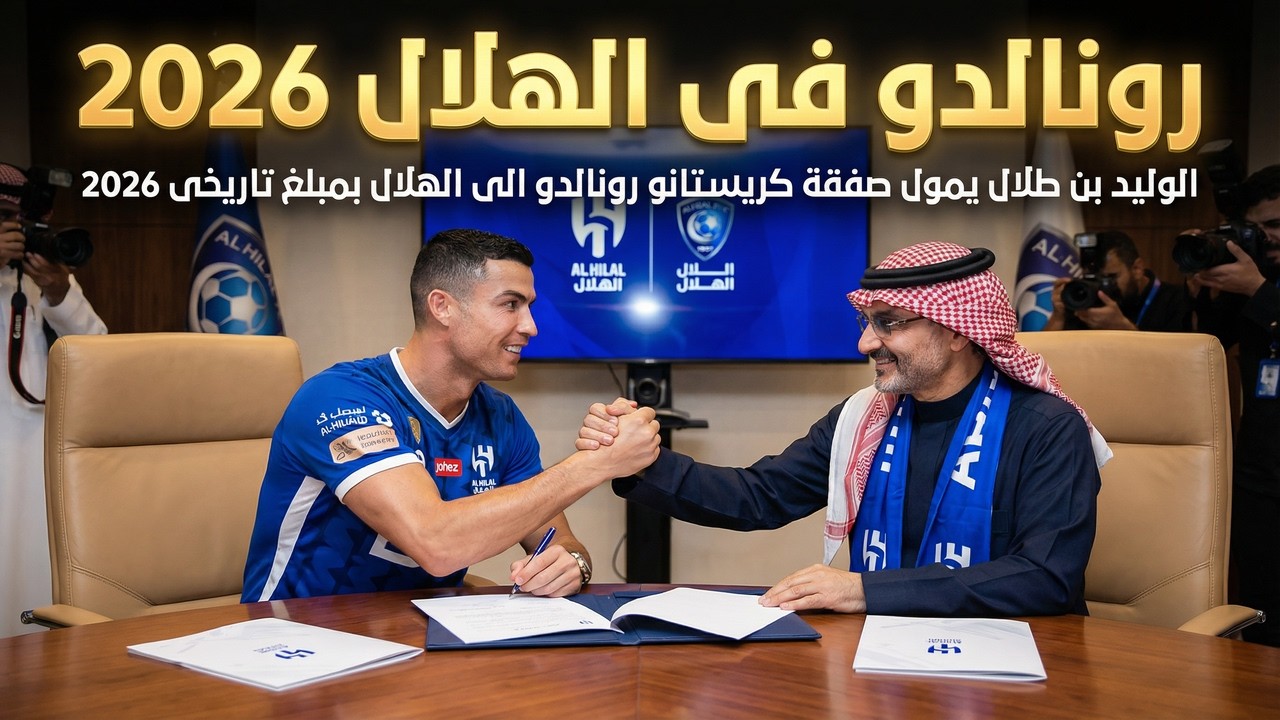 ( الوليد بن طلال يمول صفقة كريستانو رونالدو الى الهلال بمبلغ تاريخى 2026 كل اخبار الهلال اليوم