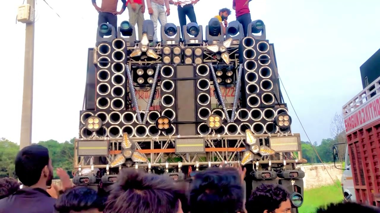 Kunj Gujjar dj powerful bass system hang kar diya😱😱😱
