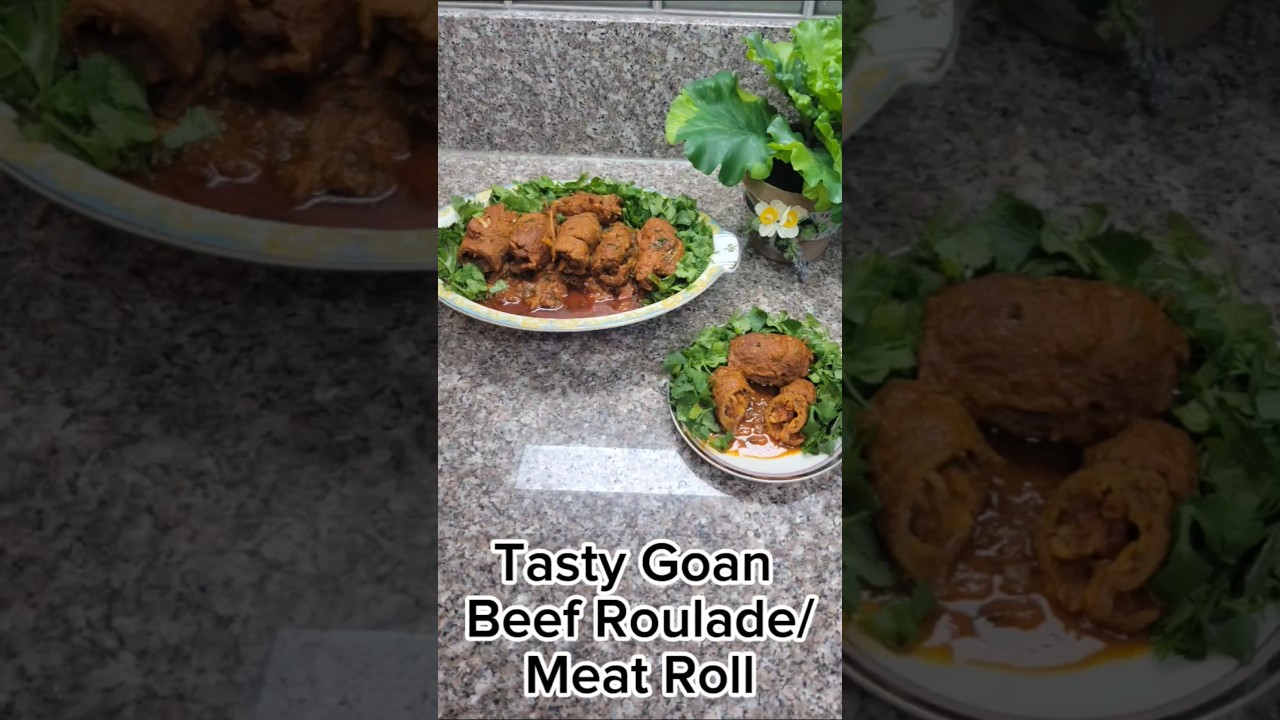 Tasty Goan Beef Roulade/Meat Roll