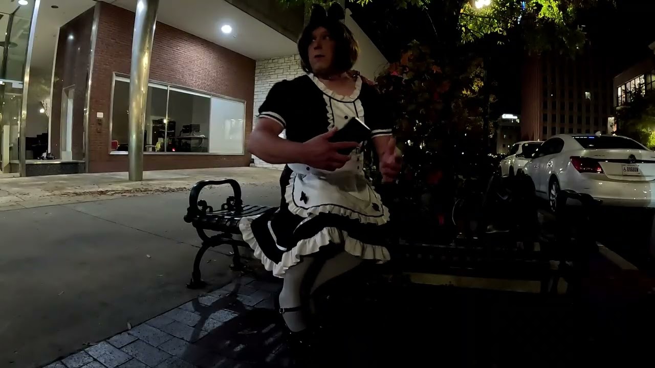 Sissy Maid Halloween Walk