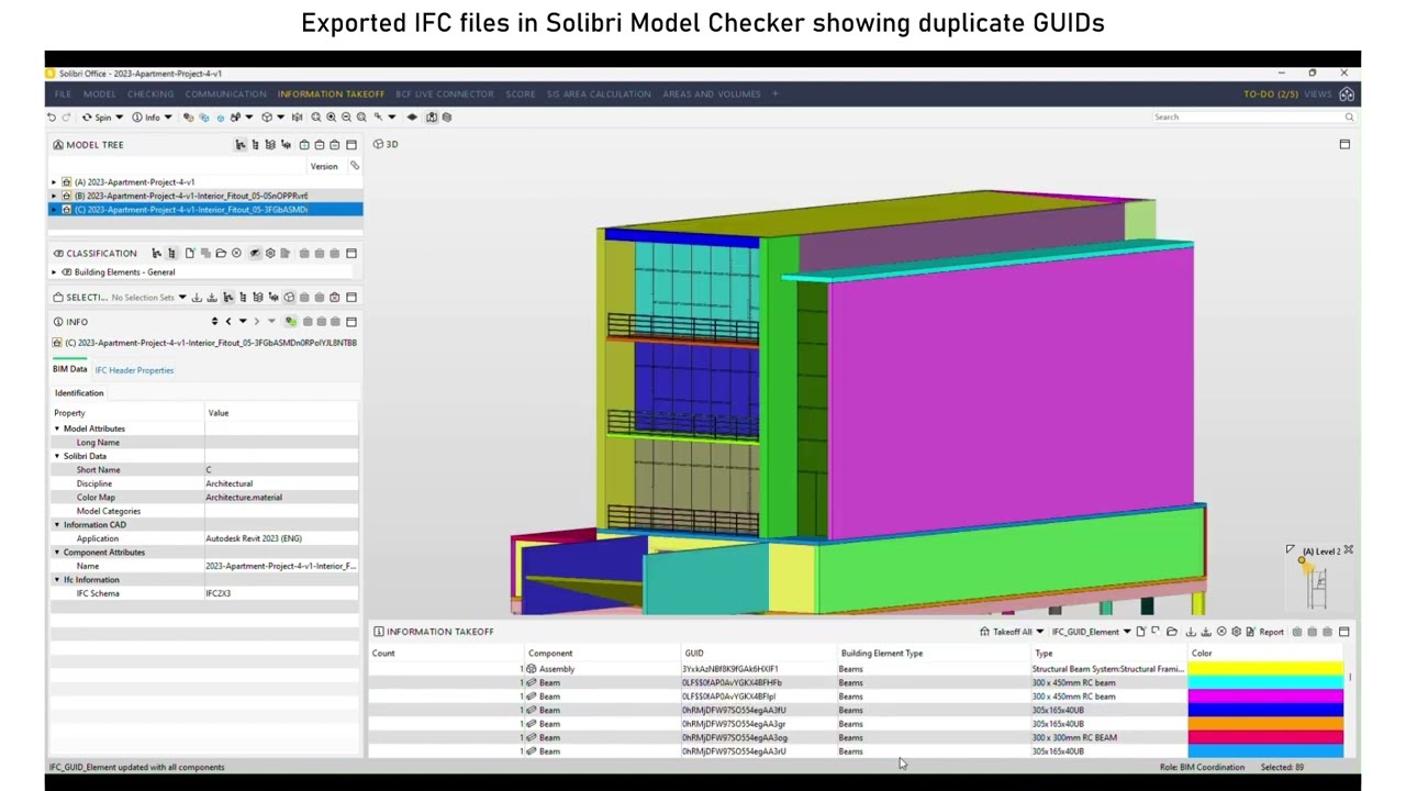 Export IFC from Revit including Linked Files