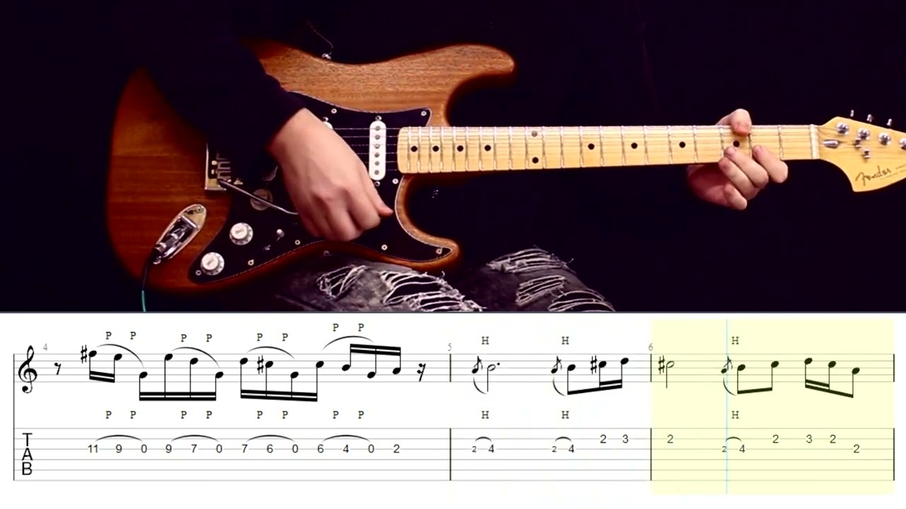 Metallica - One 1 Solo. Guitar Tabs.