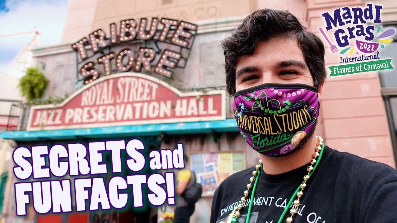 Mardi Gras Tribute Store SECRETS and FUN FACTS! | Universal Mardi Gras 2021