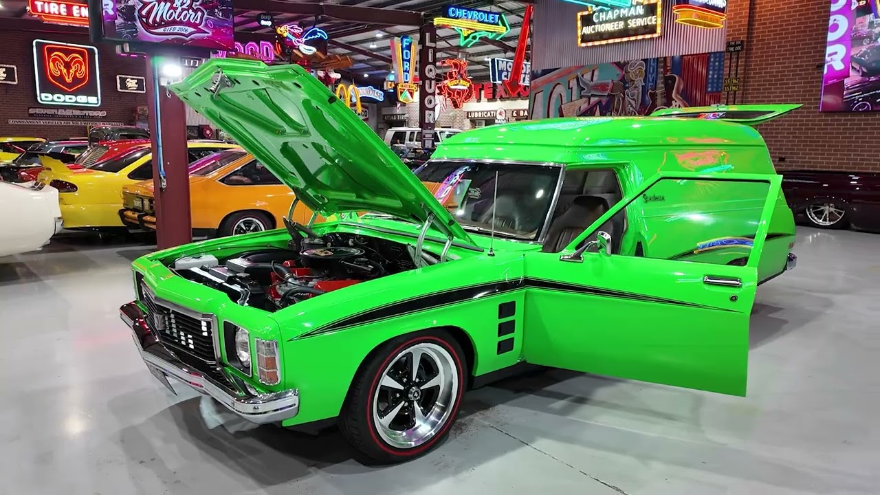 SEVEN82MOTORS SOLD! September 28th Auction - 1976 Holden HJ 308 V8 Sandman Windowless Panelvan