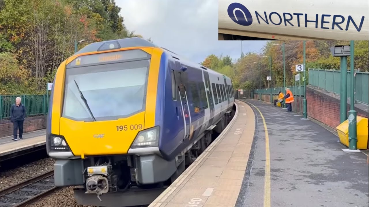 Northern Class 195 - Trains Barnsley to Meadowhall Rail Ride