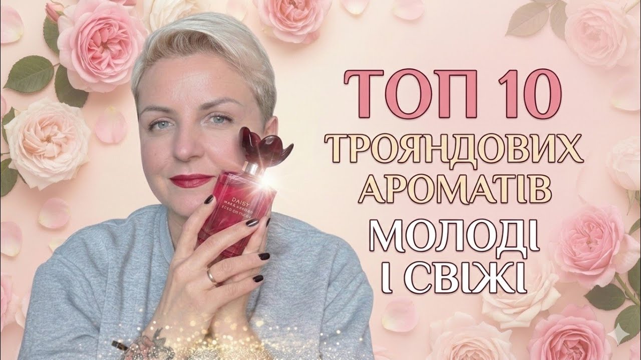 ТОП-10 ТРОЯНДОВИХ АРОМАТІВ НА ВЕСНУ: Свіжі, молоді та повітряні парфуми 🌹✨