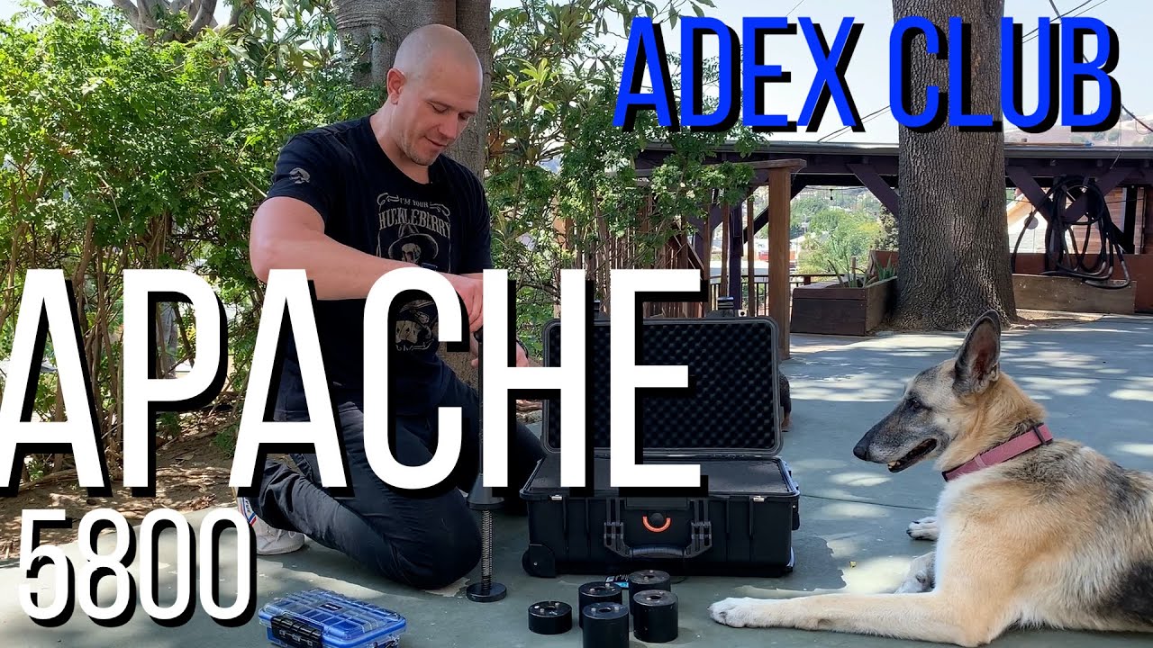 Adex Club in the Apache 5800 hard case from Harbour Freight