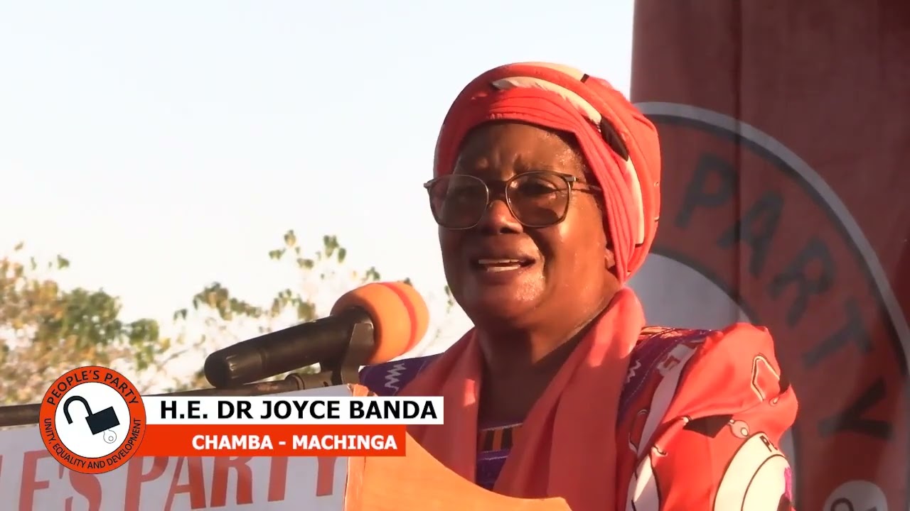 DR JOYCE BANDA SPEECH AT CHECHAMBA VILLAGE IN MACHINGA