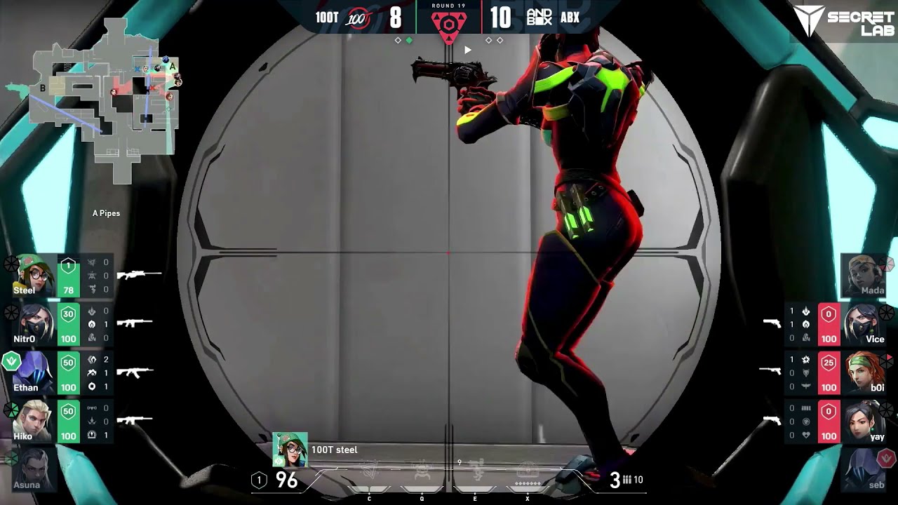 100T steel went invisible in Viper's Pit