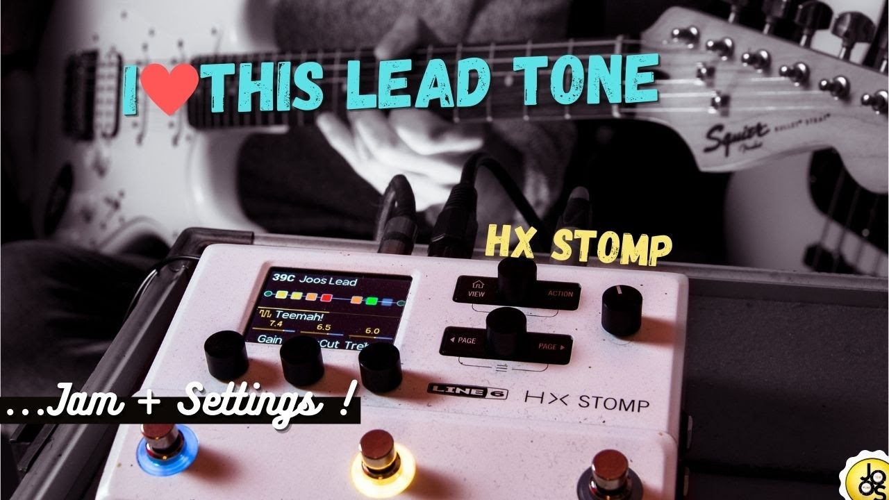 My fav LEAD Tone | HX Stomp + Preset | Squier Bullet Strat Hardtail HSS