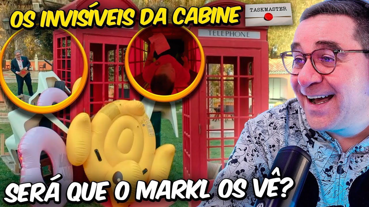 RIC REAGE | TASKMASTER PT 🇵🇹  | T3 | EP 7 | PT 1 | OLHA A CABINE!