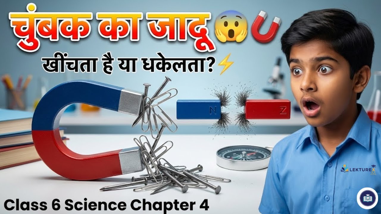 NCERT Class 6 Science Chapter 4 | चुंबकों को जानें | Full Explanation in Hindi