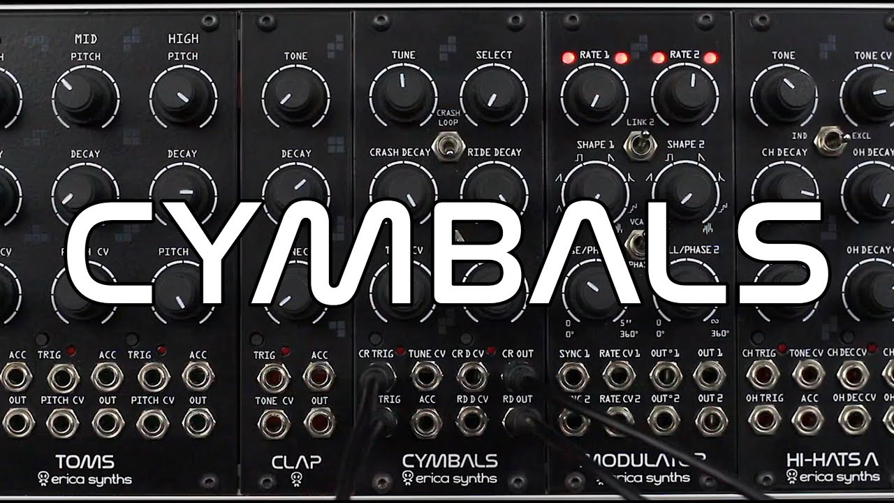 Erica Synths Cymbals demo