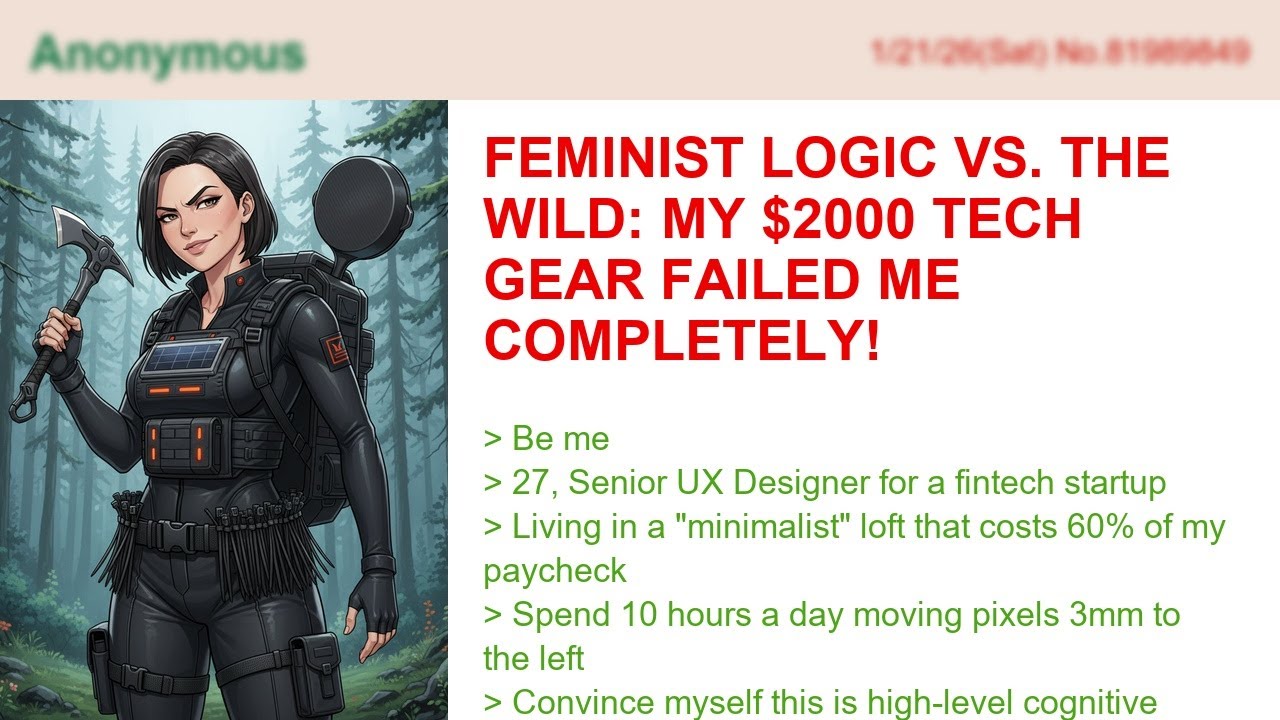 Feminist Logic vs. The Wild: My $2000 Tech Gear Failed Me Completely!
