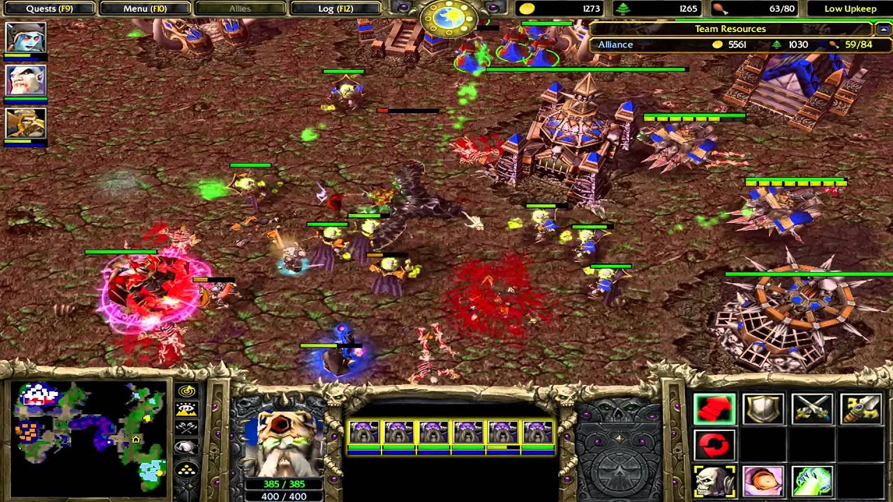 Warcraft 3 Frozen Throne Undead Campaign Mission 6:A New Power in Lordaeron Hard