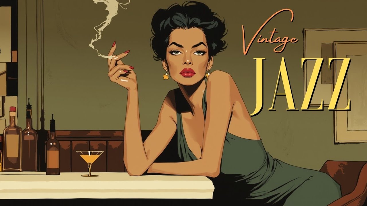 Vintage Jazz Lounge Mix | Smooth Swing Background Music for Relaxing Moods 🍸